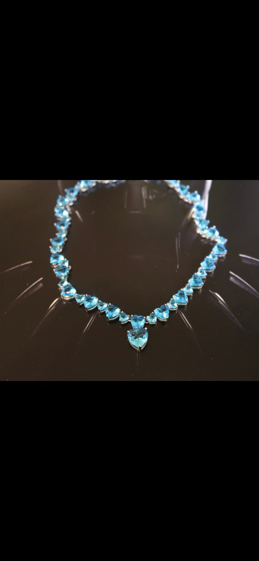 "Star Blue" CZ Necklace