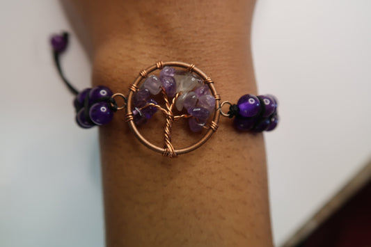 Tree of Life Bracelet "PURPLE"