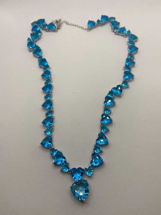 "Star Blue" CZ Necklace